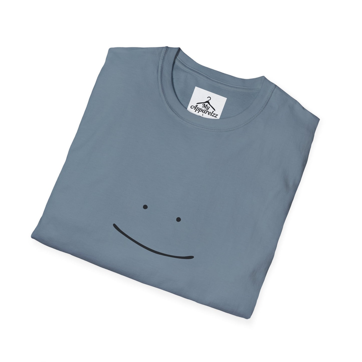 Minimalist Smile Unisex Softstyle T-Shirt, Casual Wear, Gifts for Him or Her, Good Vibes, Everyday Comfort