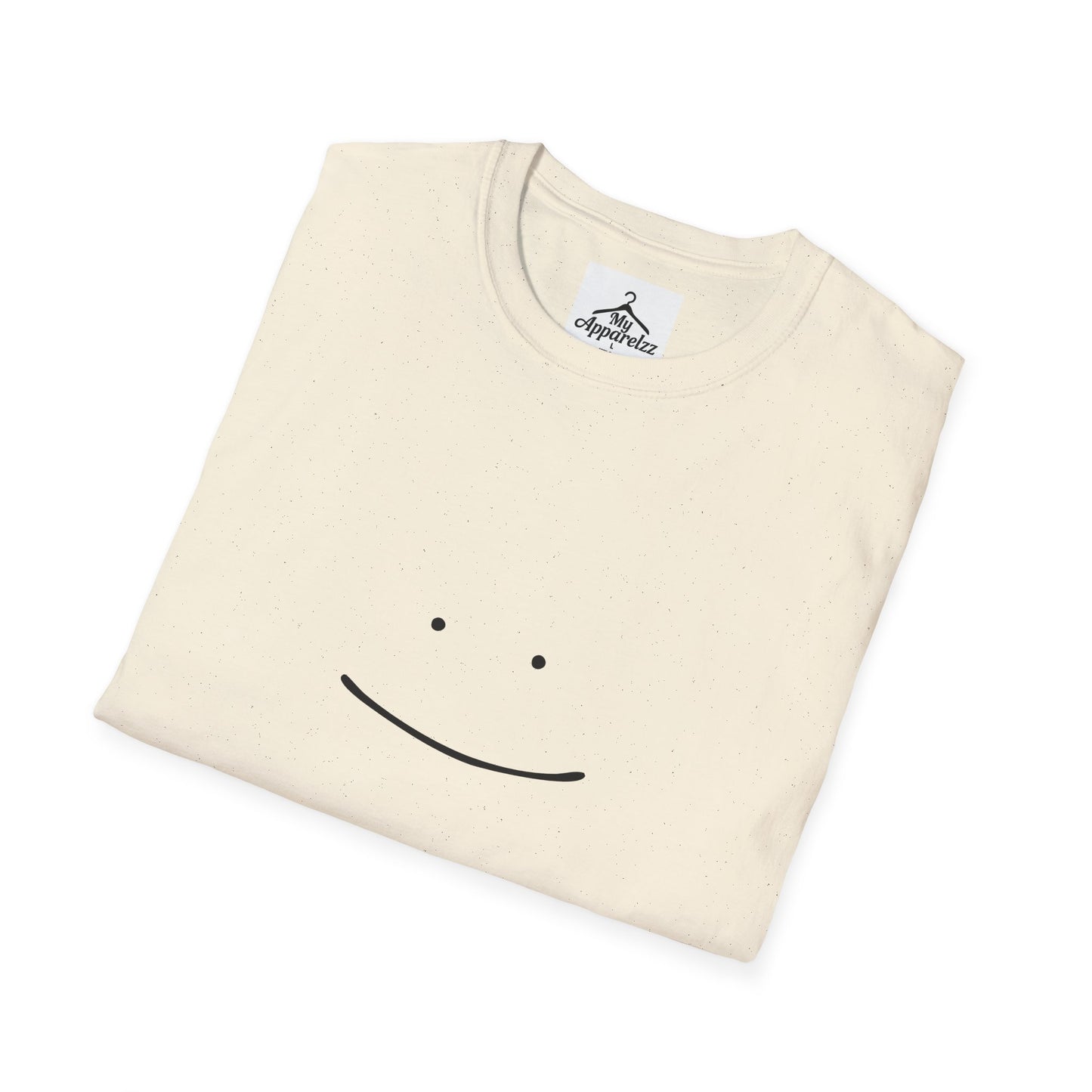 Minimalist Smile Unisex Softstyle T-Shirt, Casual Wear, Gifts for Him or Her, Good Vibes, Everyday Comfort