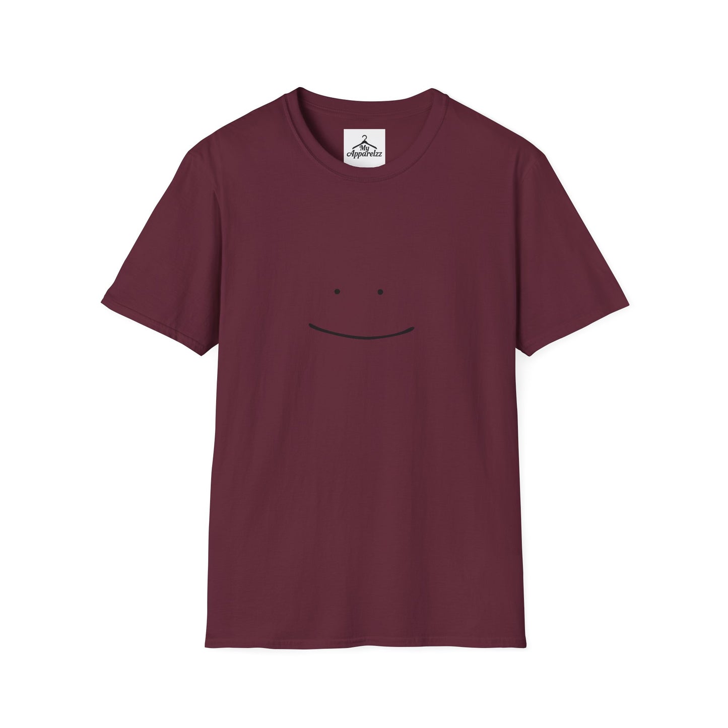 Minimalist Smile Unisex Softstyle T-Shirt, Casual Wear, Gifts for Him or Her, Good Vibes, Everyday Comfort