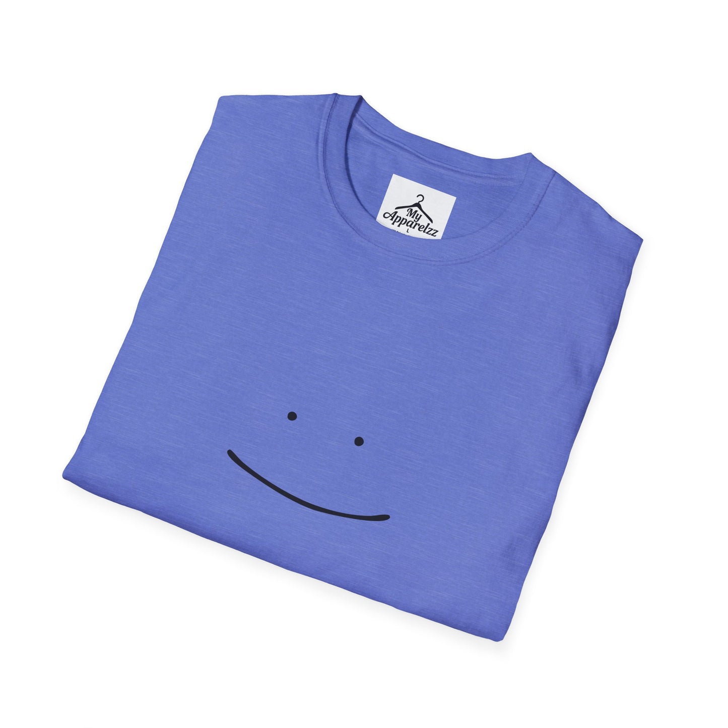Minimalist Smile Unisex Softstyle T-Shirt, Casual Wear, Gifts for Him or Her, Good Vibes, Everyday Comfort