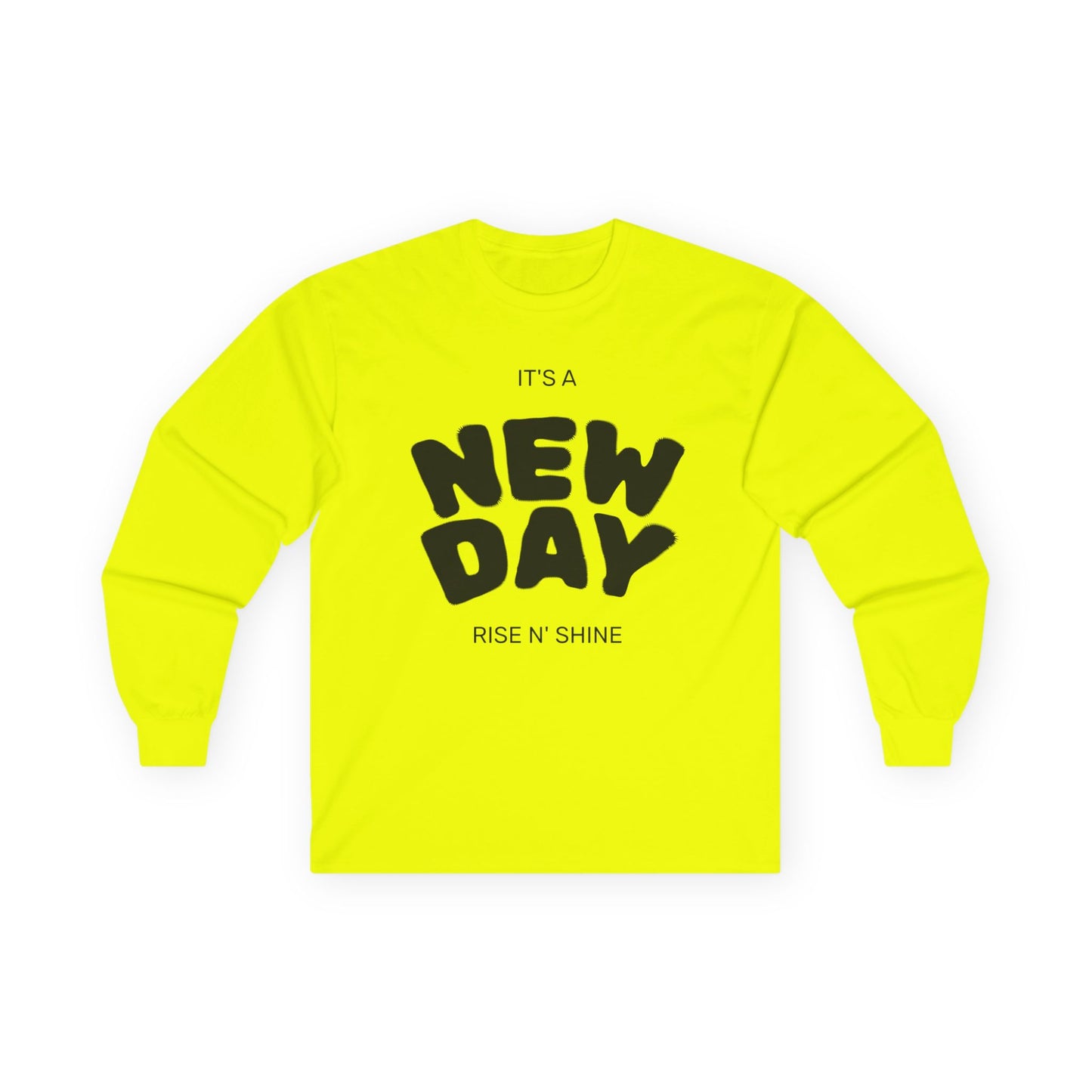 Unisex Ultra Cotton Long Sleeve Tee, Motivational Long Sleeve Shirt, It's a New Day Tee, Gift for Friends, Positive Vibes Apparel