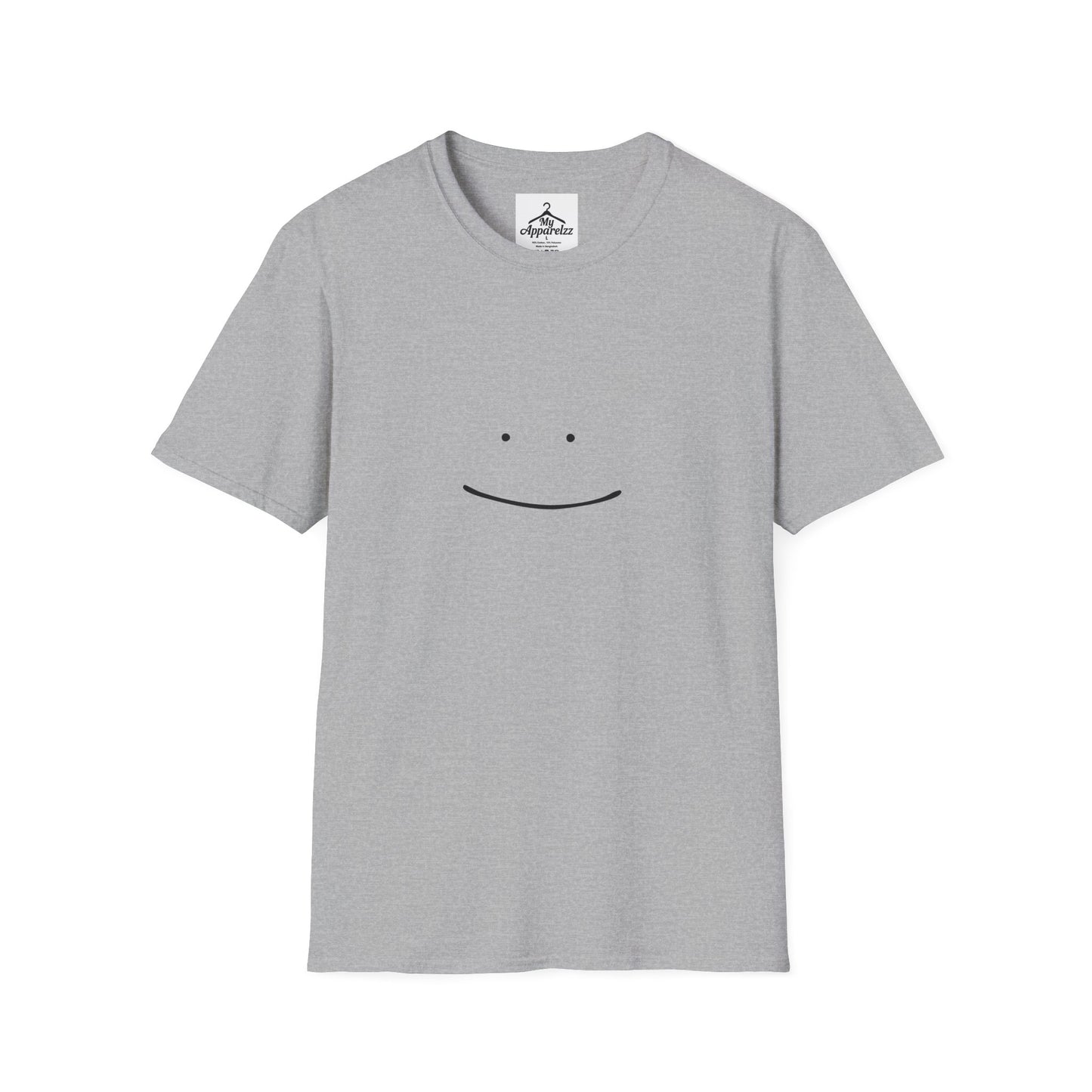 Minimalist Smile Unisex Softstyle T-Shirt, Casual Wear, Gifts for Him or Her, Good Vibes, Everyday Comfort