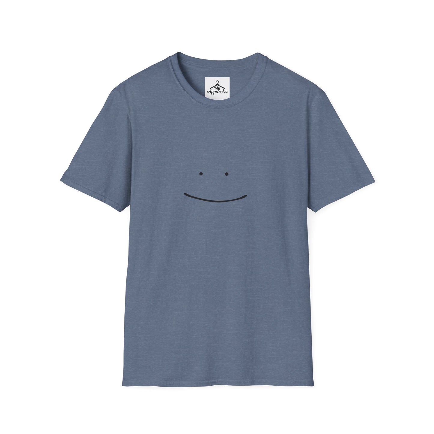 Minimalist Smile Unisex Softstyle T-Shirt, Casual Wear, Gifts for Him or Her, Good Vibes, Everyday Comfort