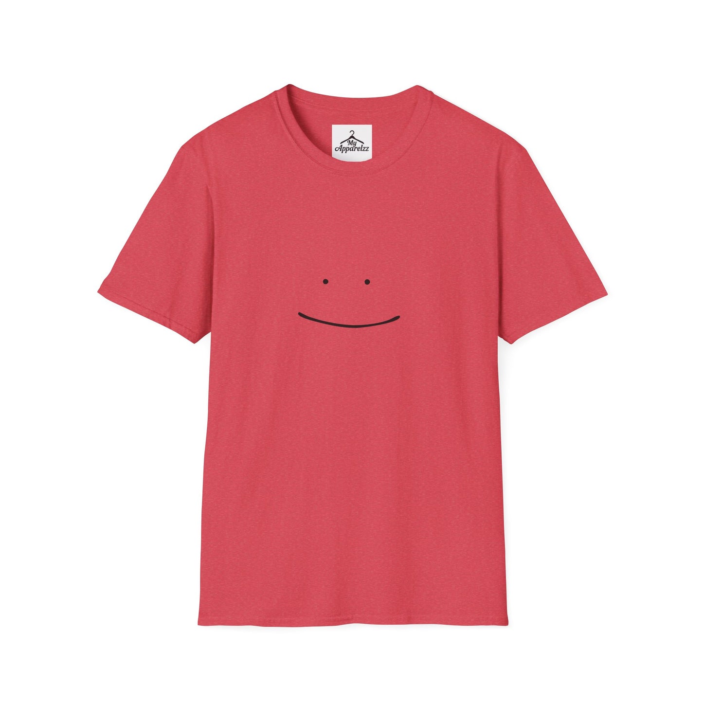 Minimalist Smile Unisex Softstyle T-Shirt, Casual Wear, Gifts for Him or Her, Good Vibes, Everyday Comfort