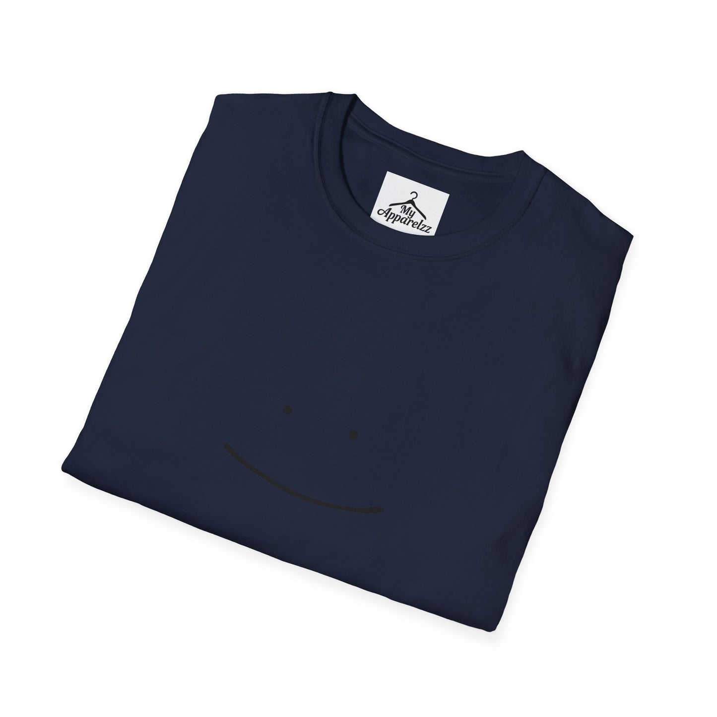 Minimalist Smile Unisex Softstyle T-Shirt, Casual Wear, Gifts for Him or Her, Good Vibes, Everyday Comfort