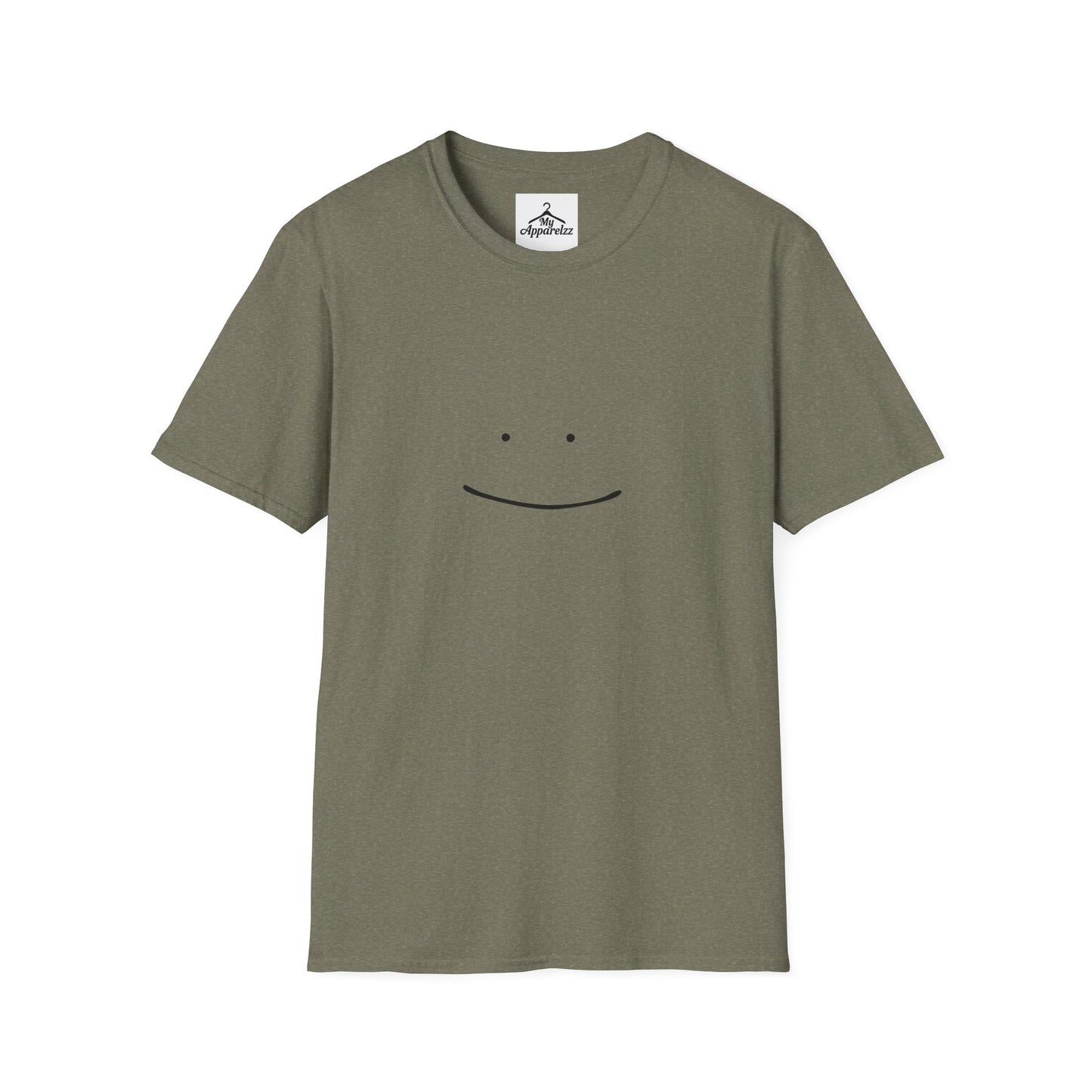 Minimalist Smile Unisex Softstyle T-Shirt, Casual Wear, Gifts for Him or Her, Good Vibes, Everyday Comfort