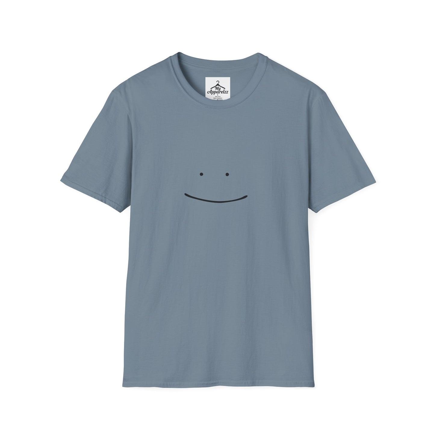 Minimalist Smile Unisex Softstyle T-Shirt, Casual Wear, Gifts for Him or Her, Good Vibes, Everyday Comfort