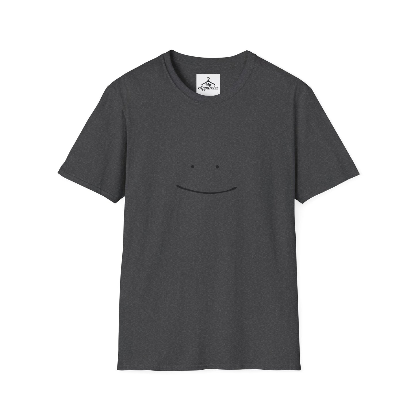 Minimalist Smile Unisex Softstyle T-Shirt, Casual Wear, Gifts for Him or Her, Good Vibes, Everyday Comfort