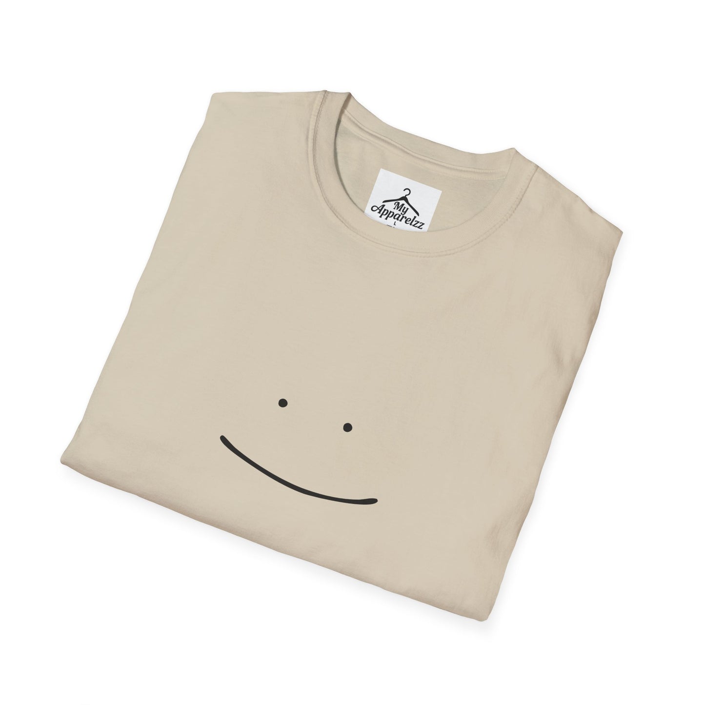 Minimalist Smile Unisex Softstyle T-Shirt, Casual Wear, Gifts for Him or Her, Good Vibes, Everyday Comfort