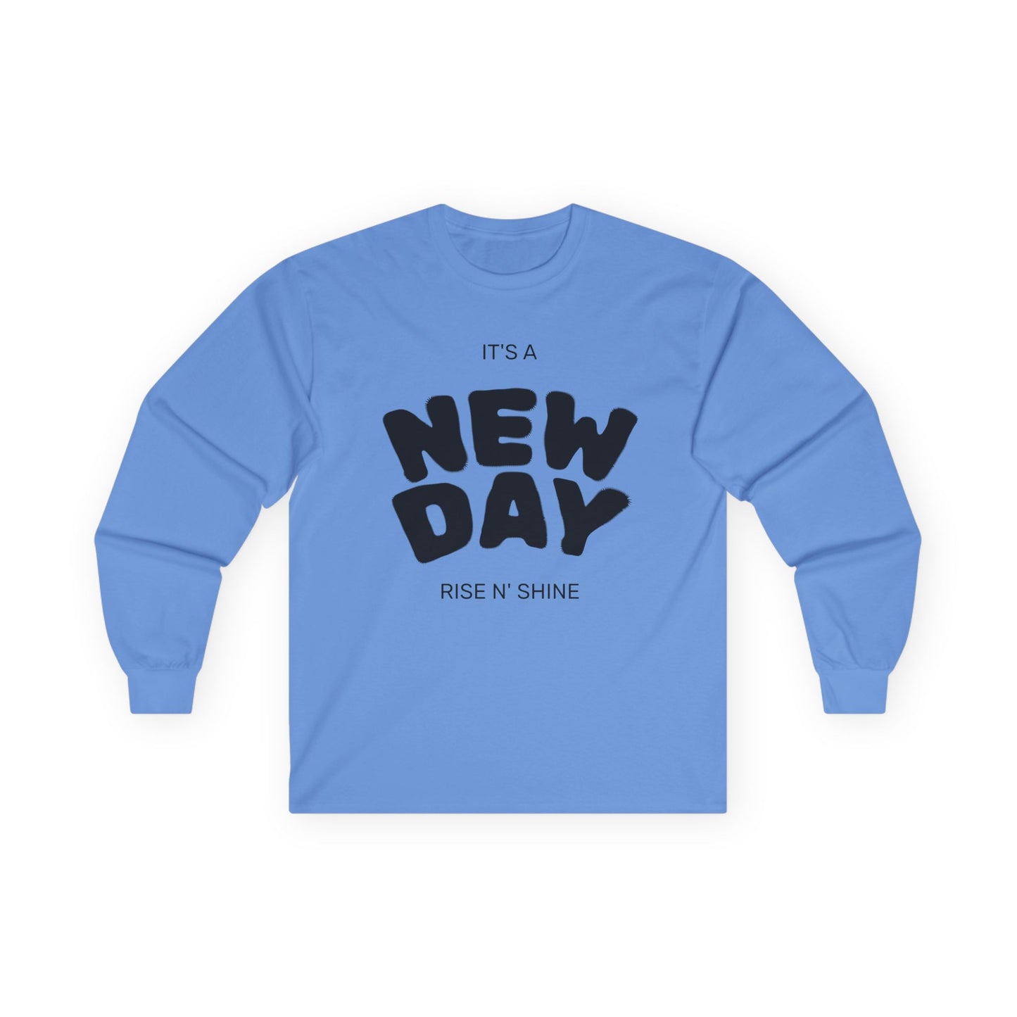 Unisex Ultra Cotton Long Sleeve Tee, Motivational Long Sleeve Shirt, It's a New Day Tee, Gift for Friends, Positive Vibes Apparel