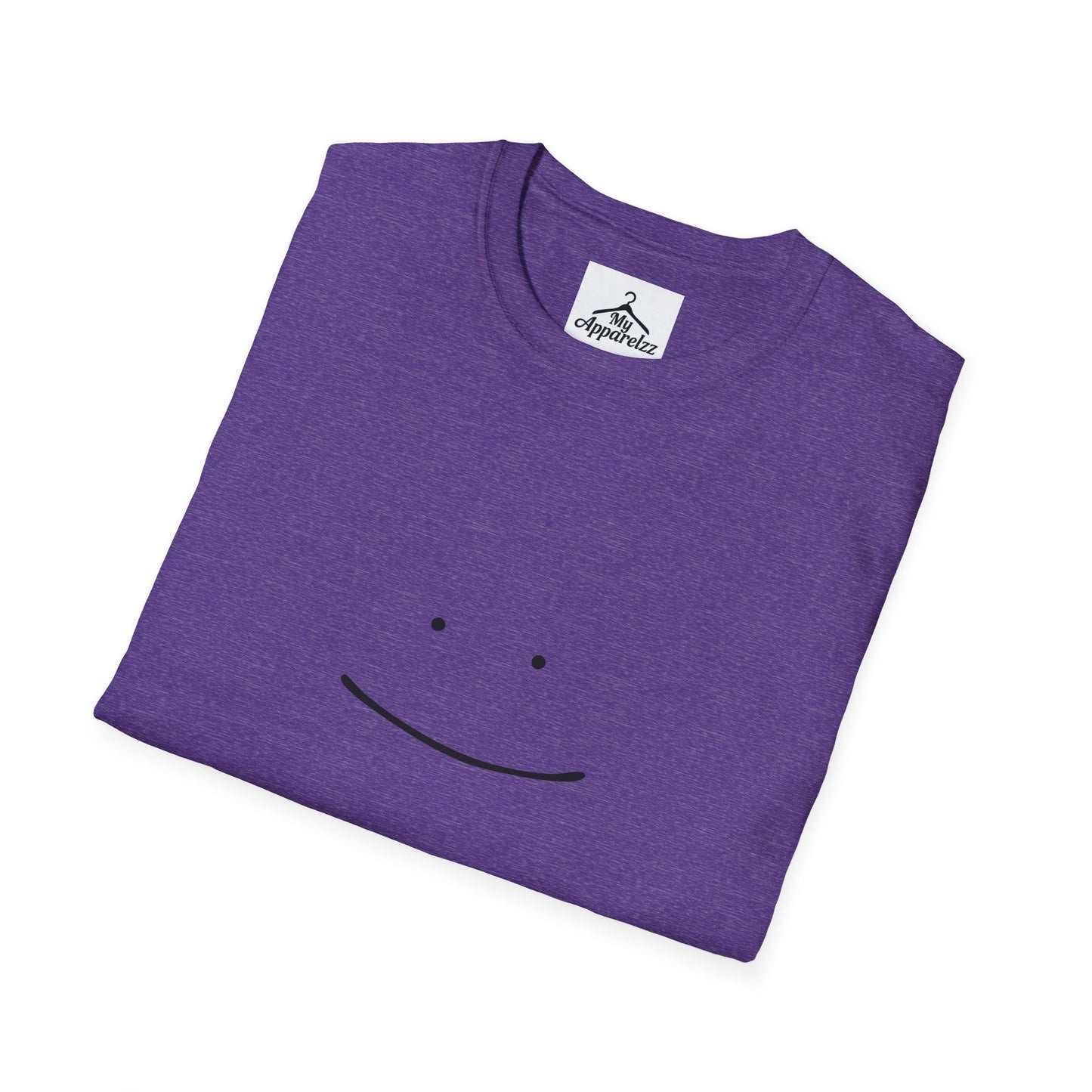 Minimalist Smile Unisex Softstyle T-Shirt, Casual Wear, Gifts for Him or Her, Good Vibes, Everyday Comfort