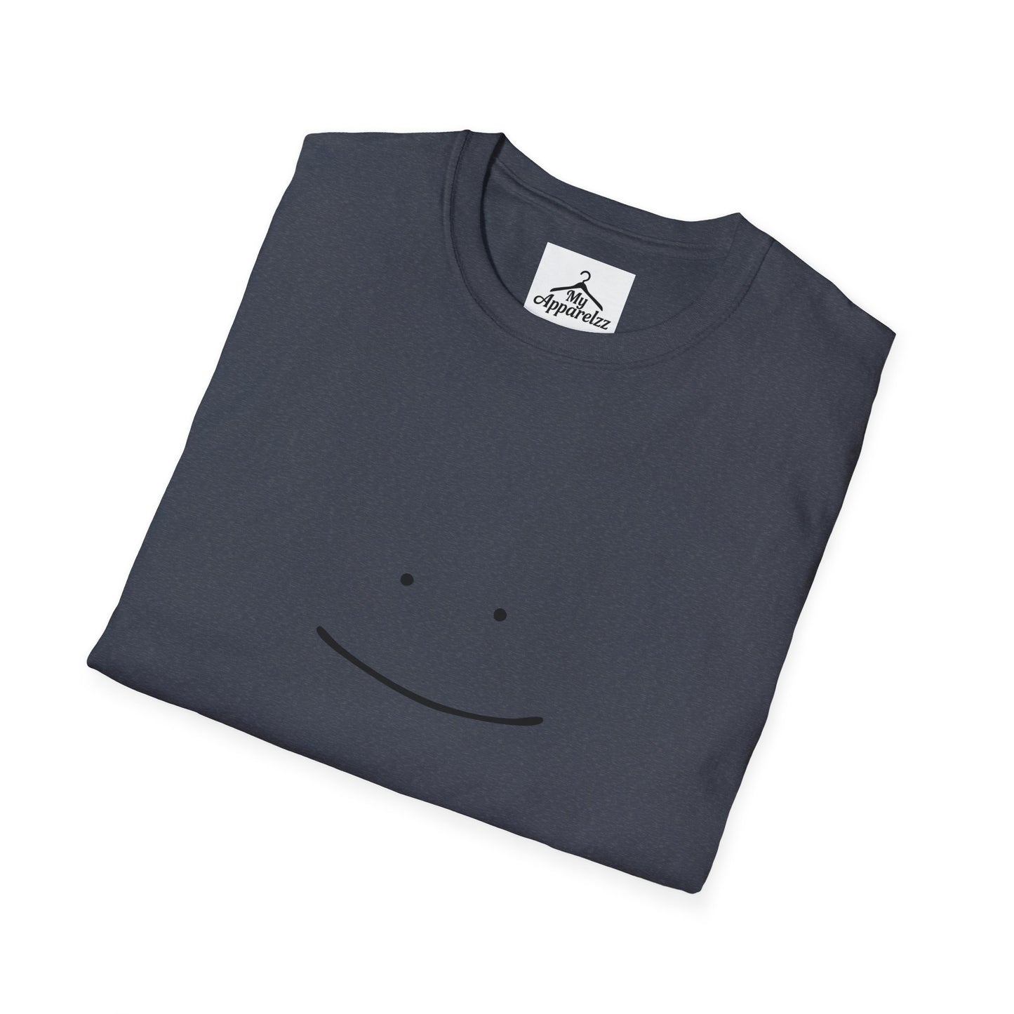 Minimalist Smile Unisex Softstyle T-Shirt, Casual Wear, Gifts for Him or Her, Good Vibes, Everyday Comfort