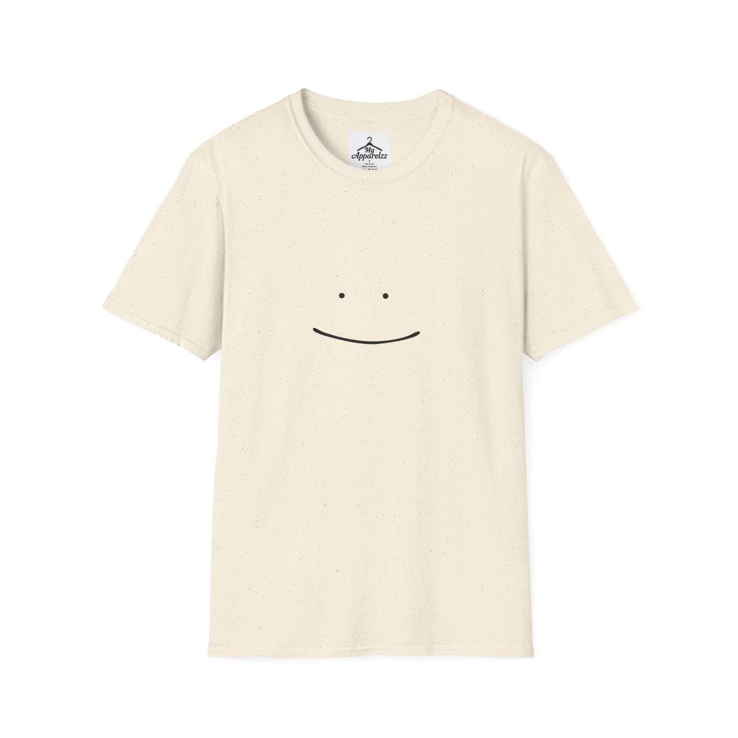 Minimalist Smile Unisex Softstyle T-Shirt, Casual Wear, Gifts for Him or Her, Good Vibes, Everyday Comfort
