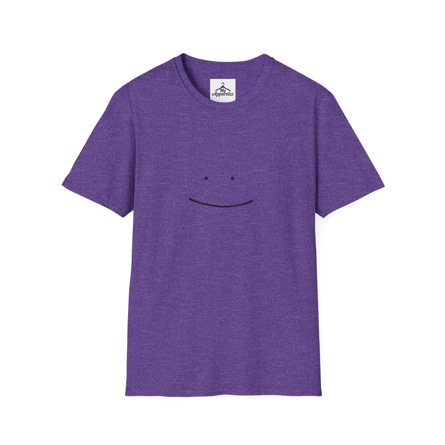 Minimalist Smile Unisex Softstyle T-Shirt, Casual Wear, Gifts for Him or Her, Good Vibes, Everyday Comfort