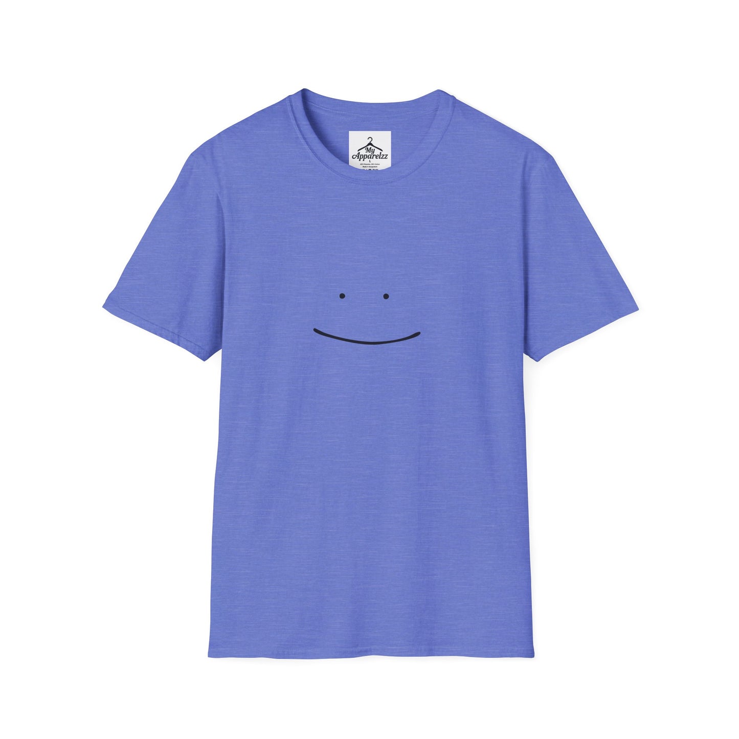 Minimalist Smile Unisex Softstyle T-Shirt, Casual Wear, Gifts for Him or Her, Good Vibes, Everyday Comfort