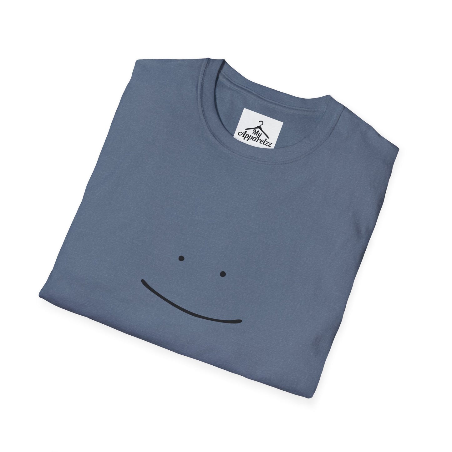 Minimalist Smile Unisex Softstyle T-Shirt, Casual Wear, Gifts for Him or Her, Good Vibes, Everyday Comfort
