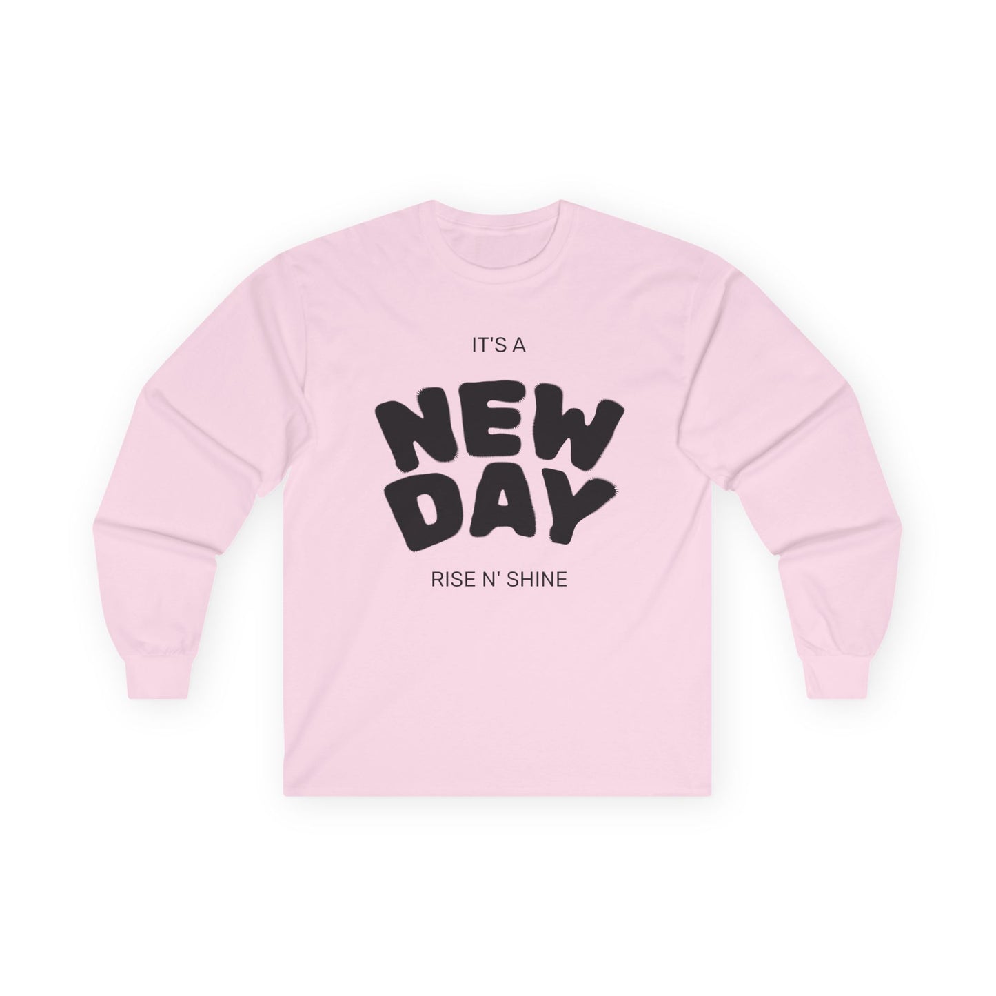 Unisex Ultra Cotton Long Sleeve Tee, Motivational Long Sleeve Shirt, It's a New Day Tee, Gift for Friends, Positive Vibes Apparel