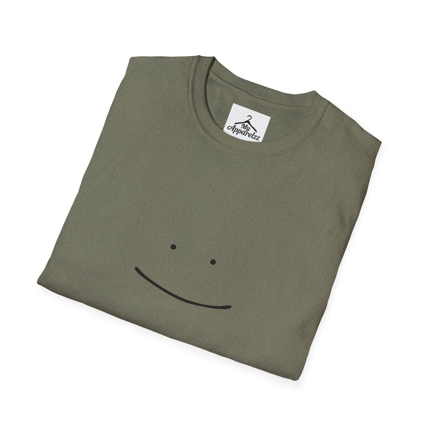 Minimalist Smile Unisex Softstyle T-Shirt, Casual Wear, Gifts for Him or Her, Good Vibes, Everyday Comfort