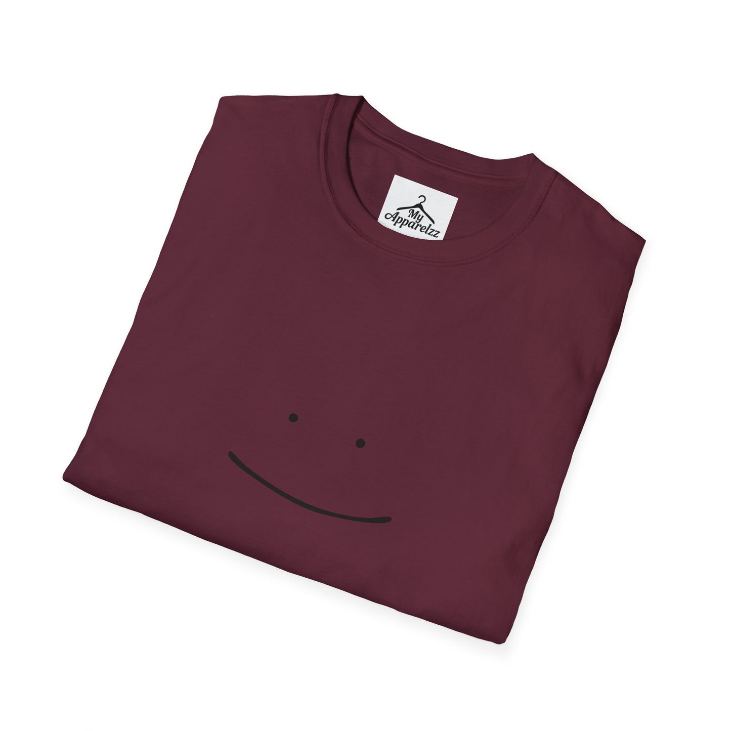 Minimalist Smile Unisex Softstyle T-Shirt, Casual Wear, Gifts for Him or Her, Good Vibes, Everyday Comfort