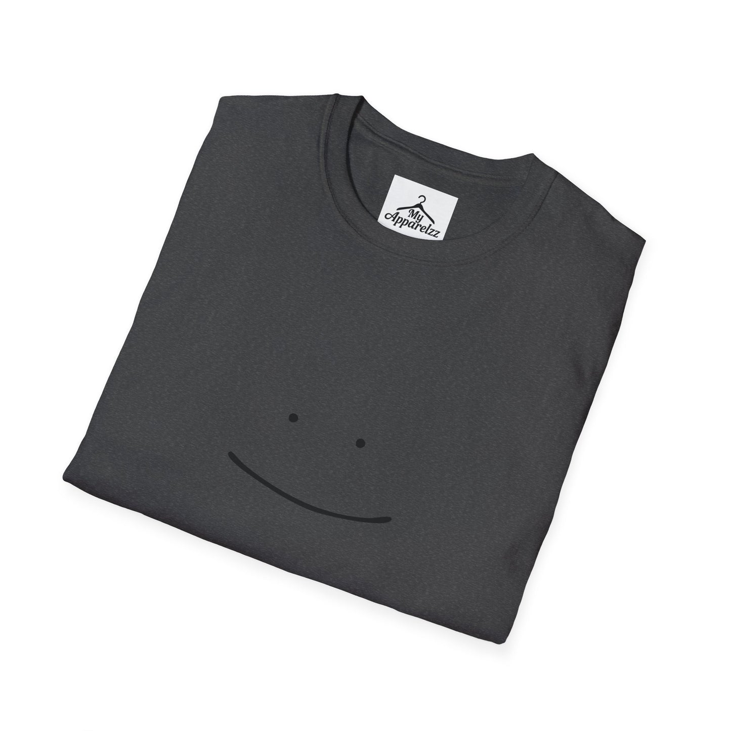 Minimalist Smile Unisex Softstyle T-Shirt, Casual Wear, Gifts for Him or Her, Good Vibes, Everyday Comfort