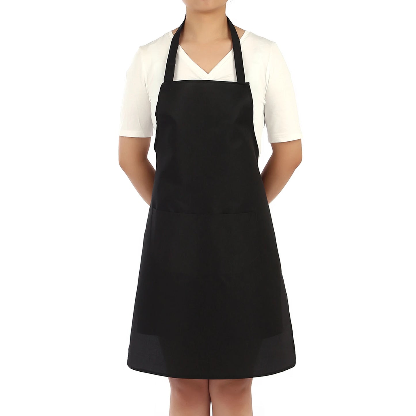 Colorful Cooking Aprons Home Male Female Chef Aprons Restaurant Cooking Baking Dress Oil-proof Pockets Apron Kitchen Accessories