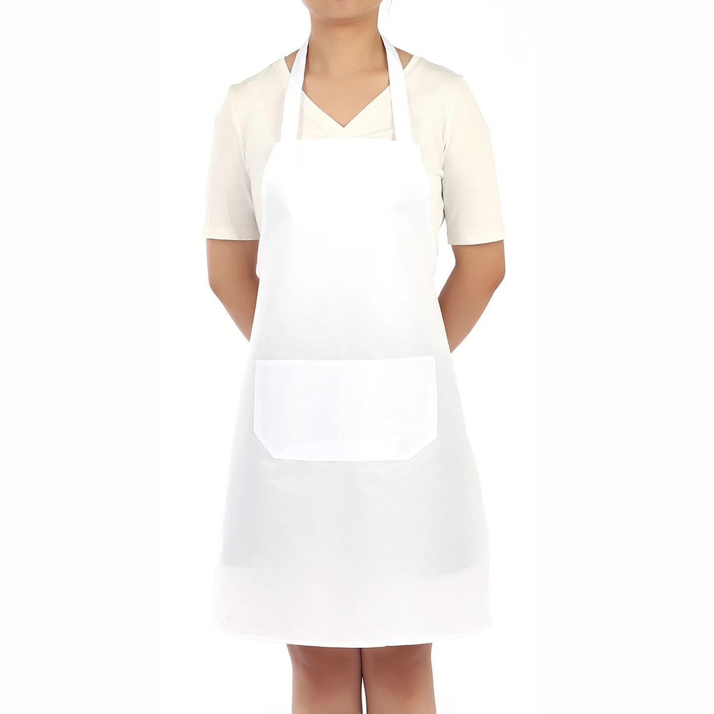 Colorful Cooking Aprons Home Male Female Chef Aprons Restaurant Cooking Baking Dress Oil-proof Pockets Apron Kitchen Accessories