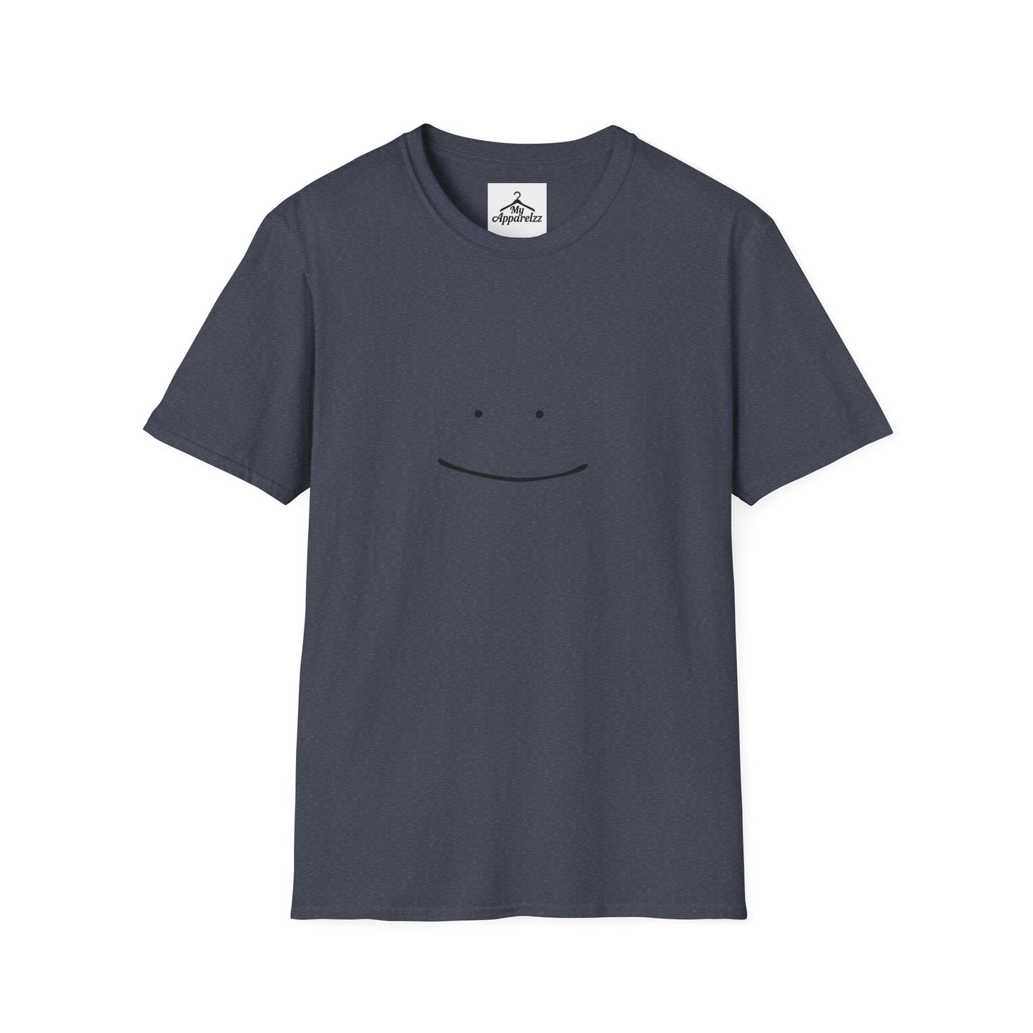 Minimalist Smile Unisex Softstyle T-Shirt, Casual Wear, Gifts for Him or Her, Good Vibes, Everyday Comfort