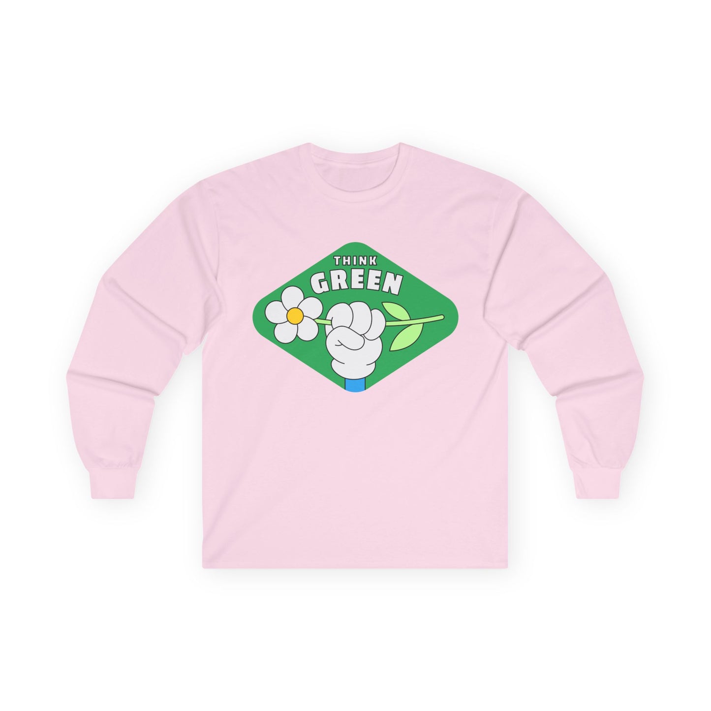 Eco-Friendly Long Sleeve Tee - Think Green Passionate Shirt, Earth Day Gift, Unisex Casual Wear, Sustainable Fashion, Environmentally [...]